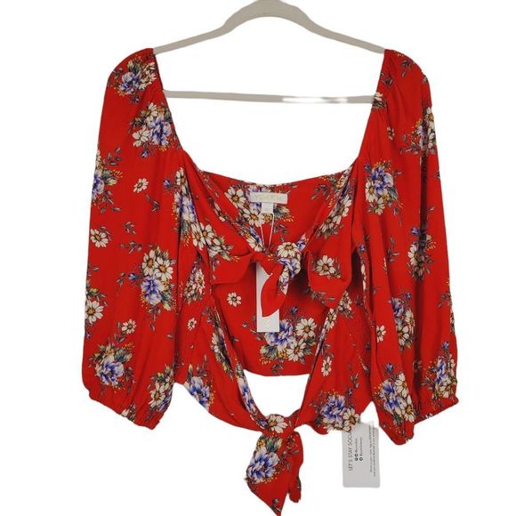 Yumi Kim Mi Amor Tie Front Top - Picture 3 of 7